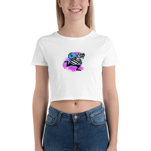 OLNR- Robbing Racoon Crop Tee